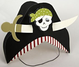 Piratenhoed van karton